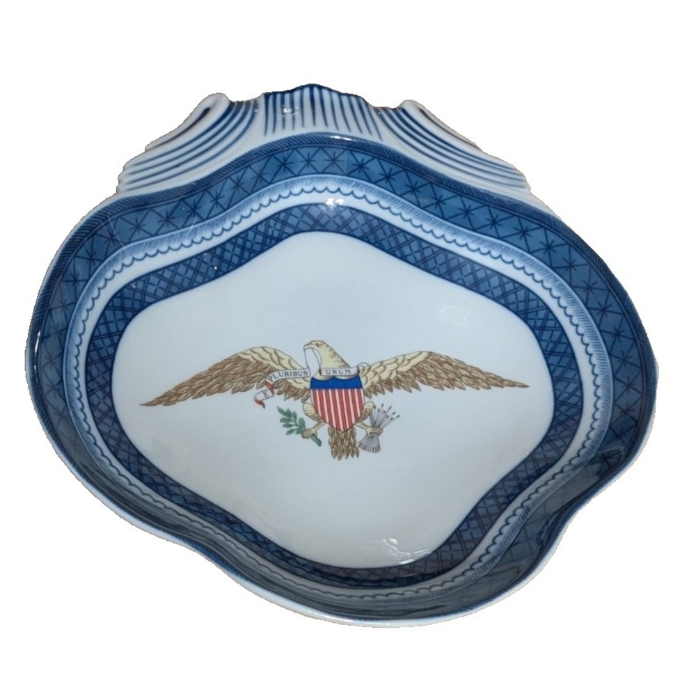 Mottahedeh Dept of State Eagle Dish Bowl  Diplomatic Reception Room  MINT